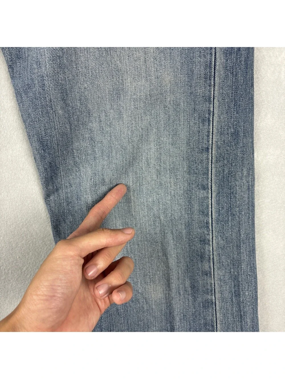 Levi's 569 Loose Straight Jeans 34x31 Blue Faded Whiskers Baggy Relaxed Y2K